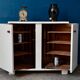Retro commode with shelves Art Deco painted wood