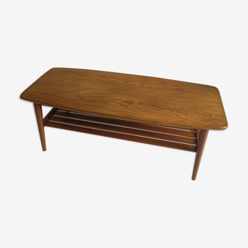Mid century vintage oak coffee table
