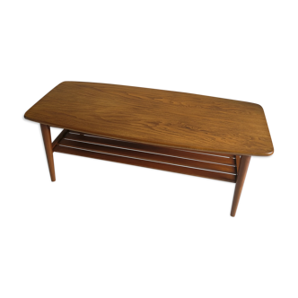 Mid century vintage oak coffee table