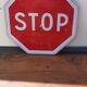 Panneau vintage stop