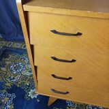 Vintage oak chest of drawers 4 drawers