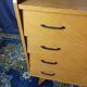 Commode vintage en chêne 4 tiroirs