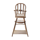 Torck - ancienne chaise haute en bois pour poupée - 1950