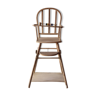 Torck - old wooden high chair for dolls - 1950