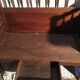 Beech baluster bench with drawer
