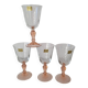 Set of 4 Rosaline Luminarc wine glasses