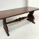 Table a manger de style Renaissance en bois massif sculpté XX siècle