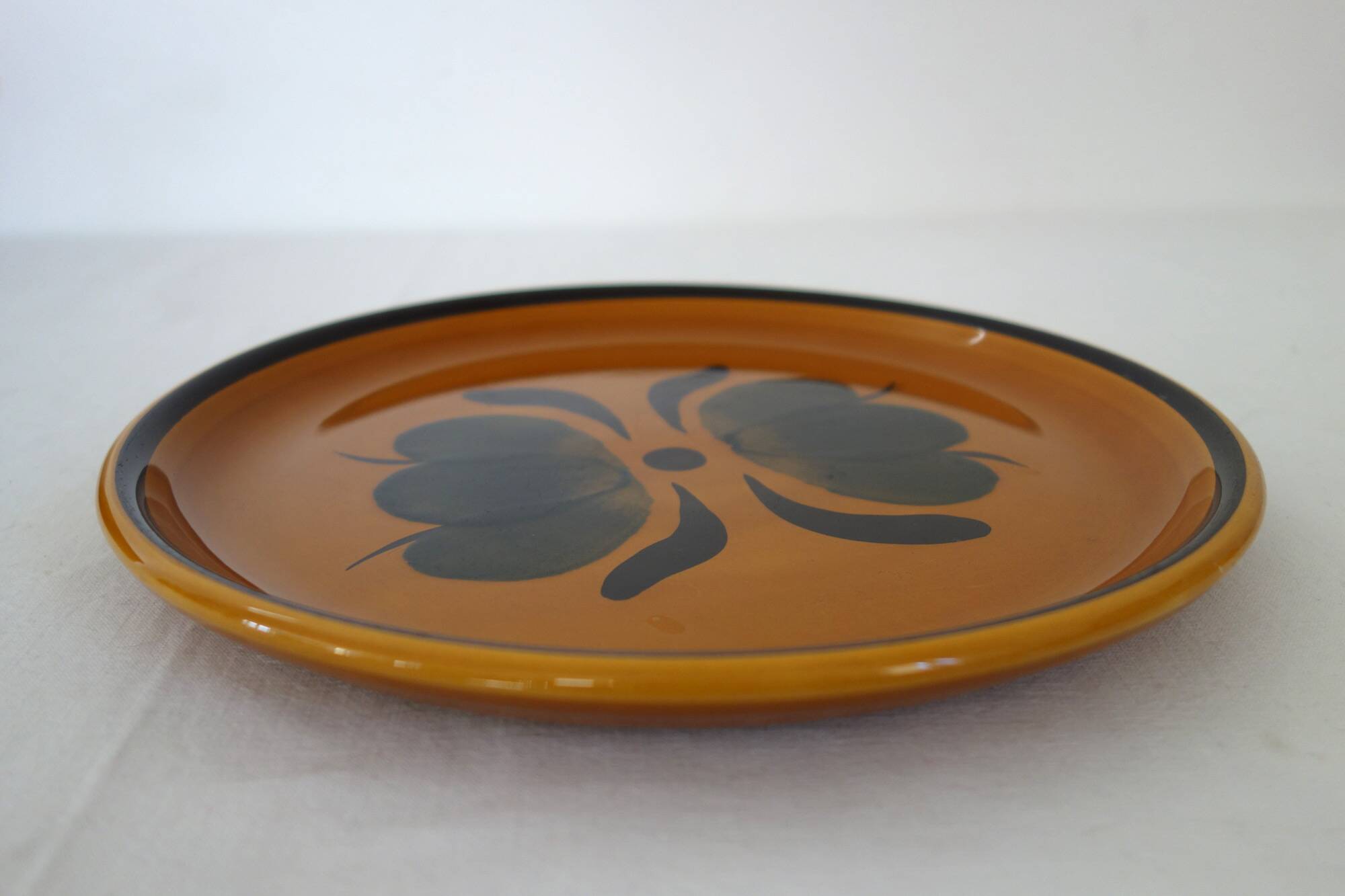 Lot of 6 Salins plates vintage Aigues model