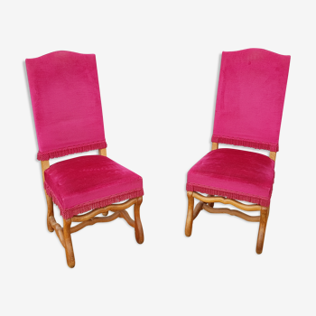Solid oak chairs