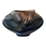 Ceramic vase with glazes