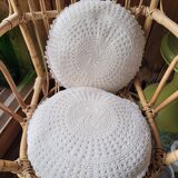 Set of 2 crochet cushions