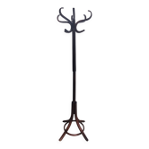 portemanteau perroquet, teinte bois foncée