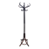 portemanteau perroquet, teinte bois foncée