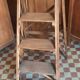 Antique wooden stepladder