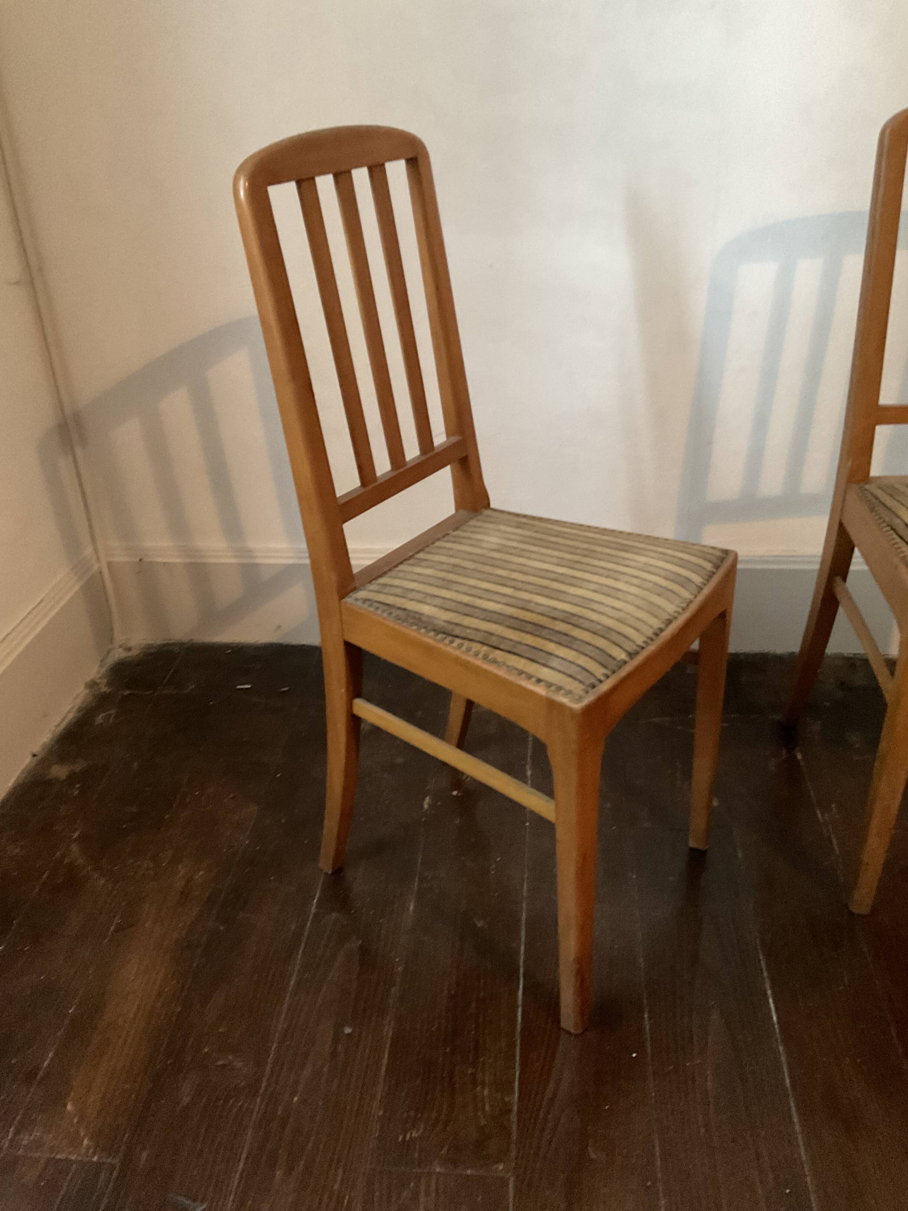 Pair of art deco chairs