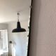 Large beveled mirror 73x55cm vintage 1940