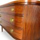 Large half-moon shaped chest of drawers/hall console, 1930s/1940s.