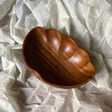 Teak fruit bowl