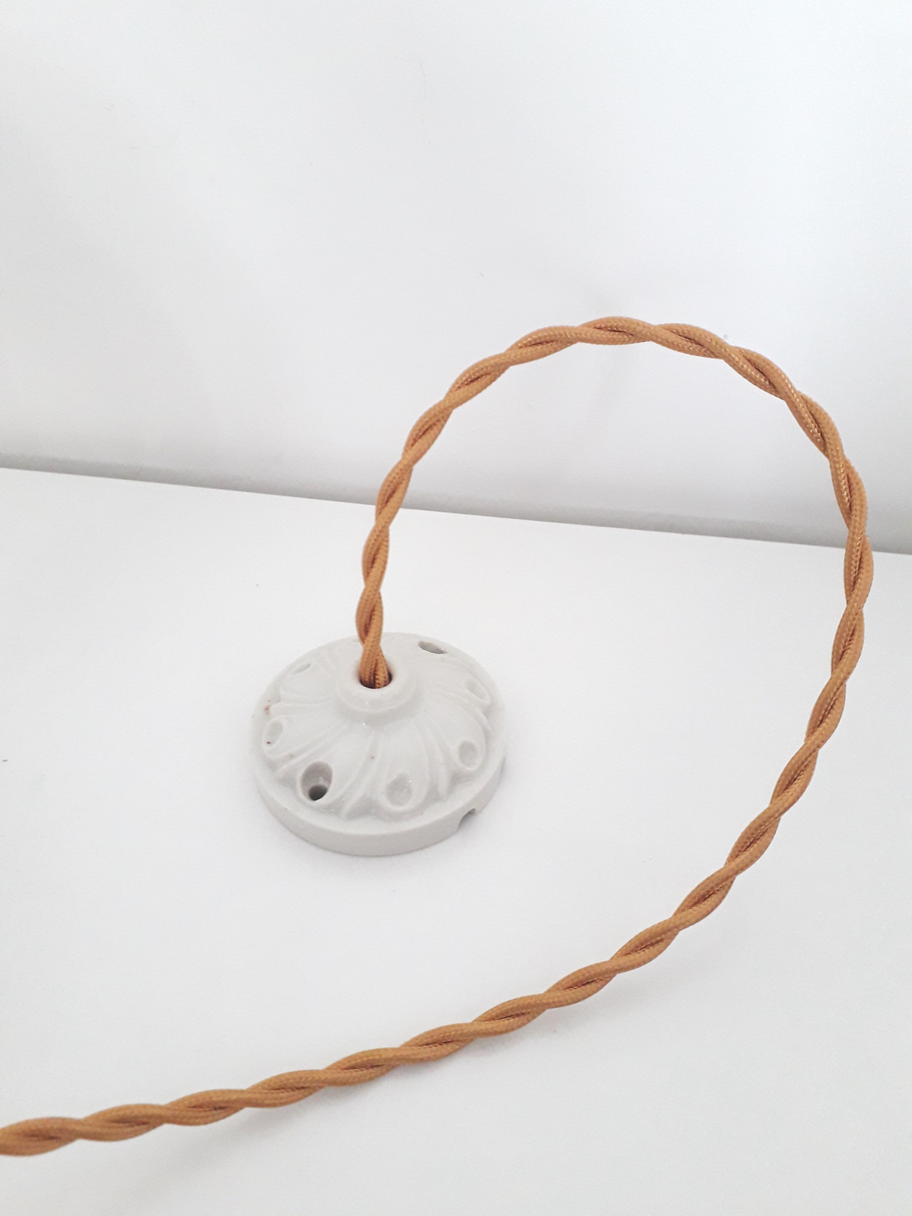 Vintage pendant lamp - Globe glass Mazzega Murano - 70s