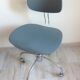Chrome metal swivel chair industrial/vintage style 50s-60s