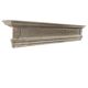 Ancient Renaissance fireplace lintel in pietra serena stone, 15th century.