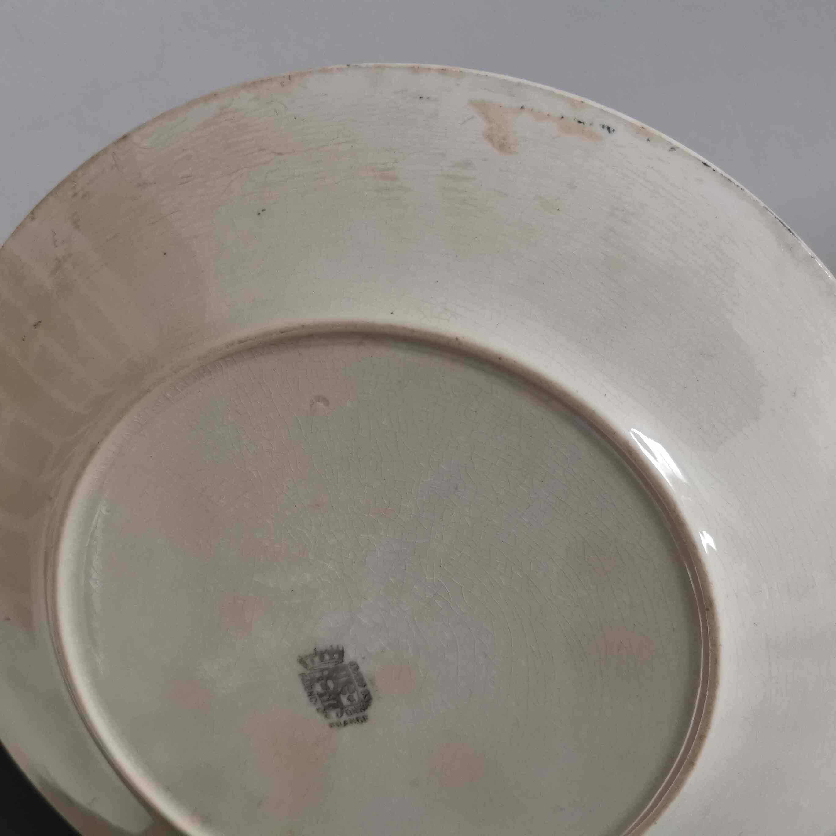 2 Moss Roses flat plates