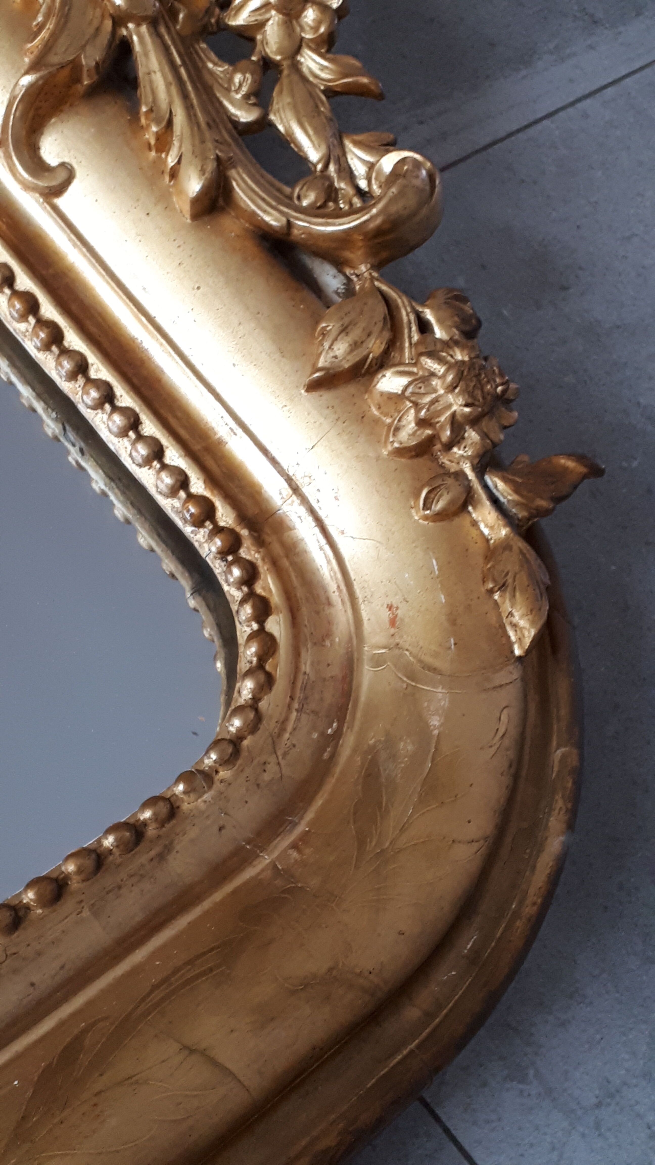 Mirror Napoleon III of the XIX 99x148cm