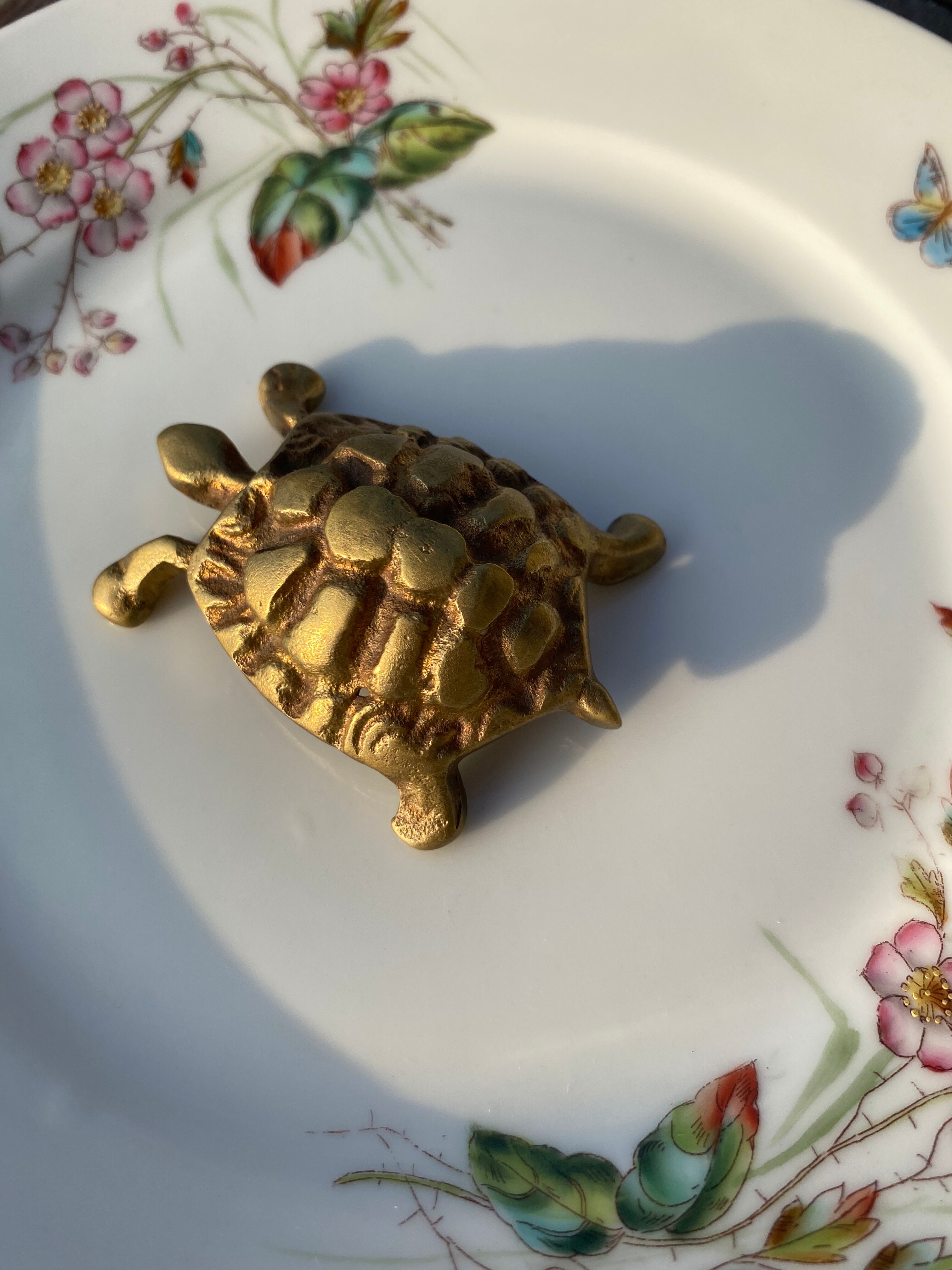 Brass turtle 7 cm