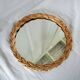Miroir rotin vintage