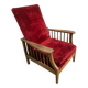Morris velvet armchair