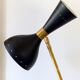 Lampadaire diabolo 3 feux dans le style des créations italiennes des années 50