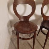Set of 3 Baumann Mouette bistro chairs