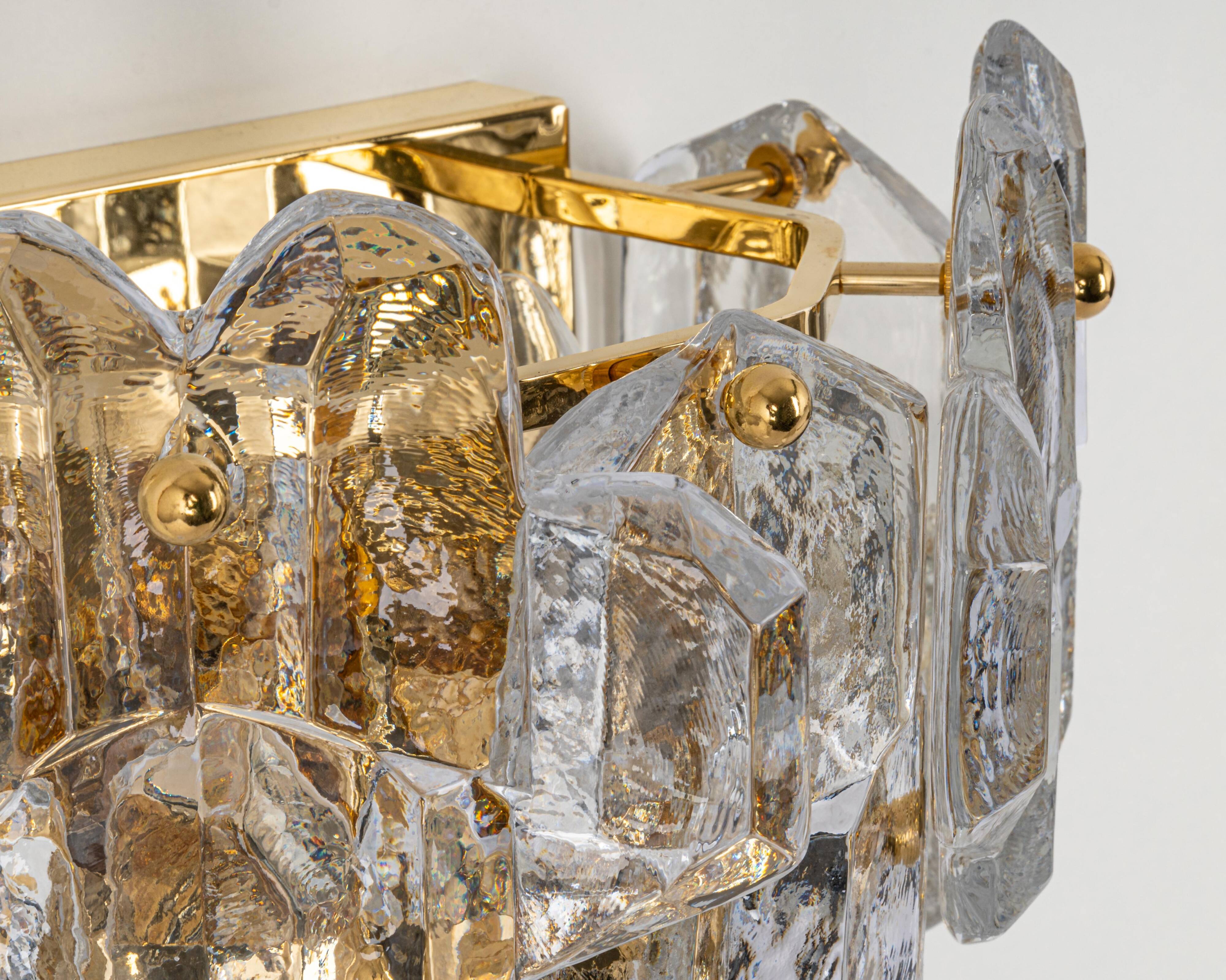 Kalmar Palazzo large simple wall light, Austria, 1970s