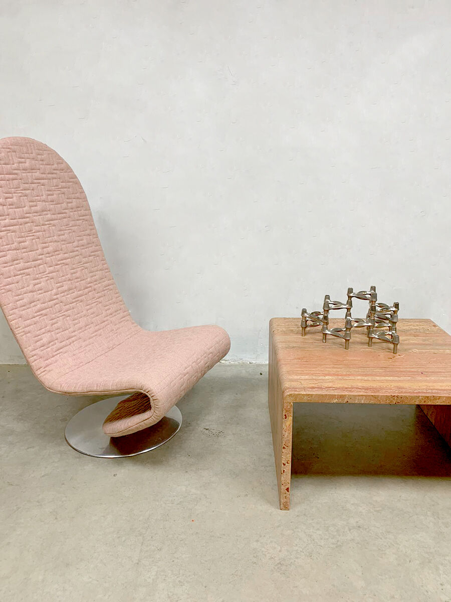 Marble coffee table 'pink chic'