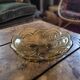 Amber glass bowl — 1970s