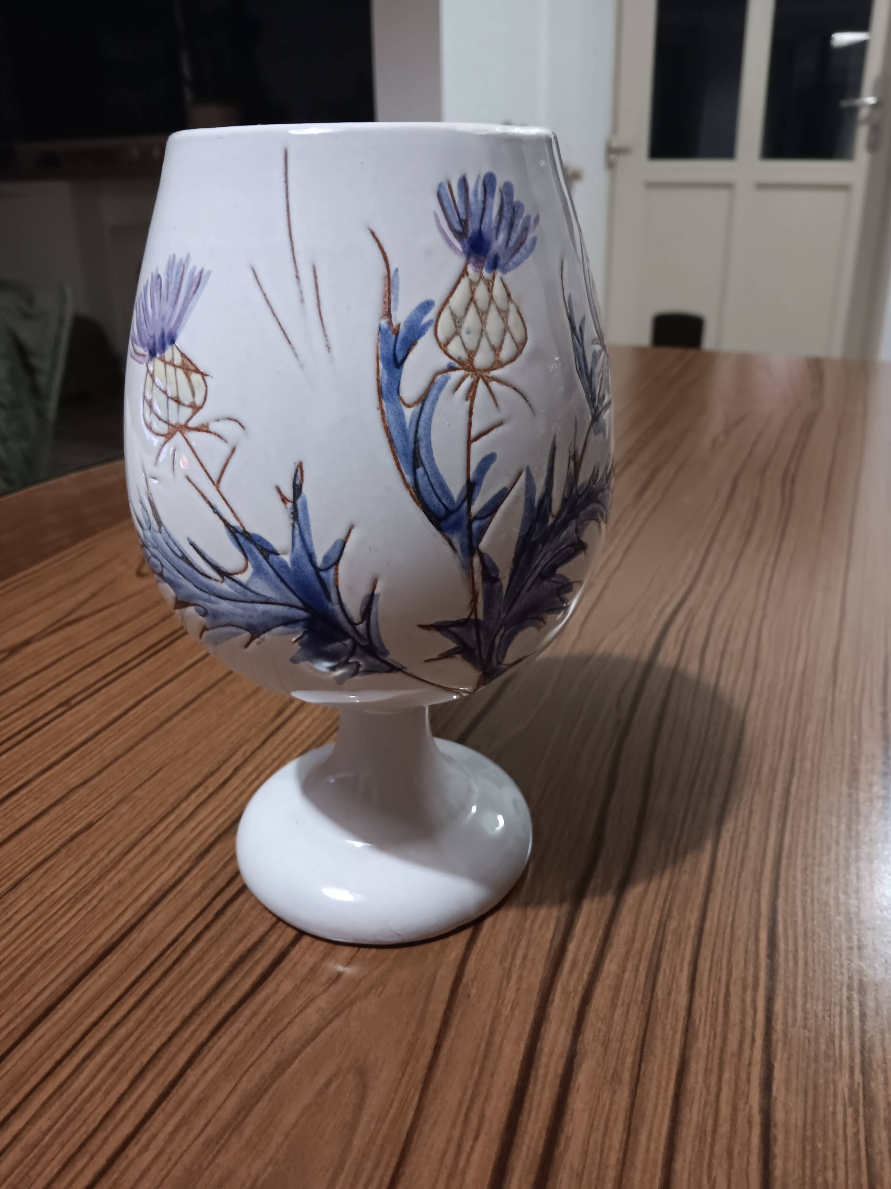 Vallauris thistle vase.