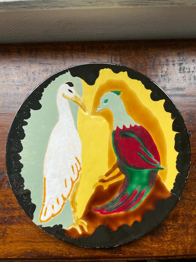 Plate / ceramic dish of parthenay