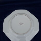 Limoges Philippe Deshoulières L 25.5 cm porcelain octagonal plate