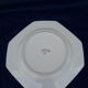 Limoges Philippe Deshoulières L 25.5 cm porcelain octagonal plate