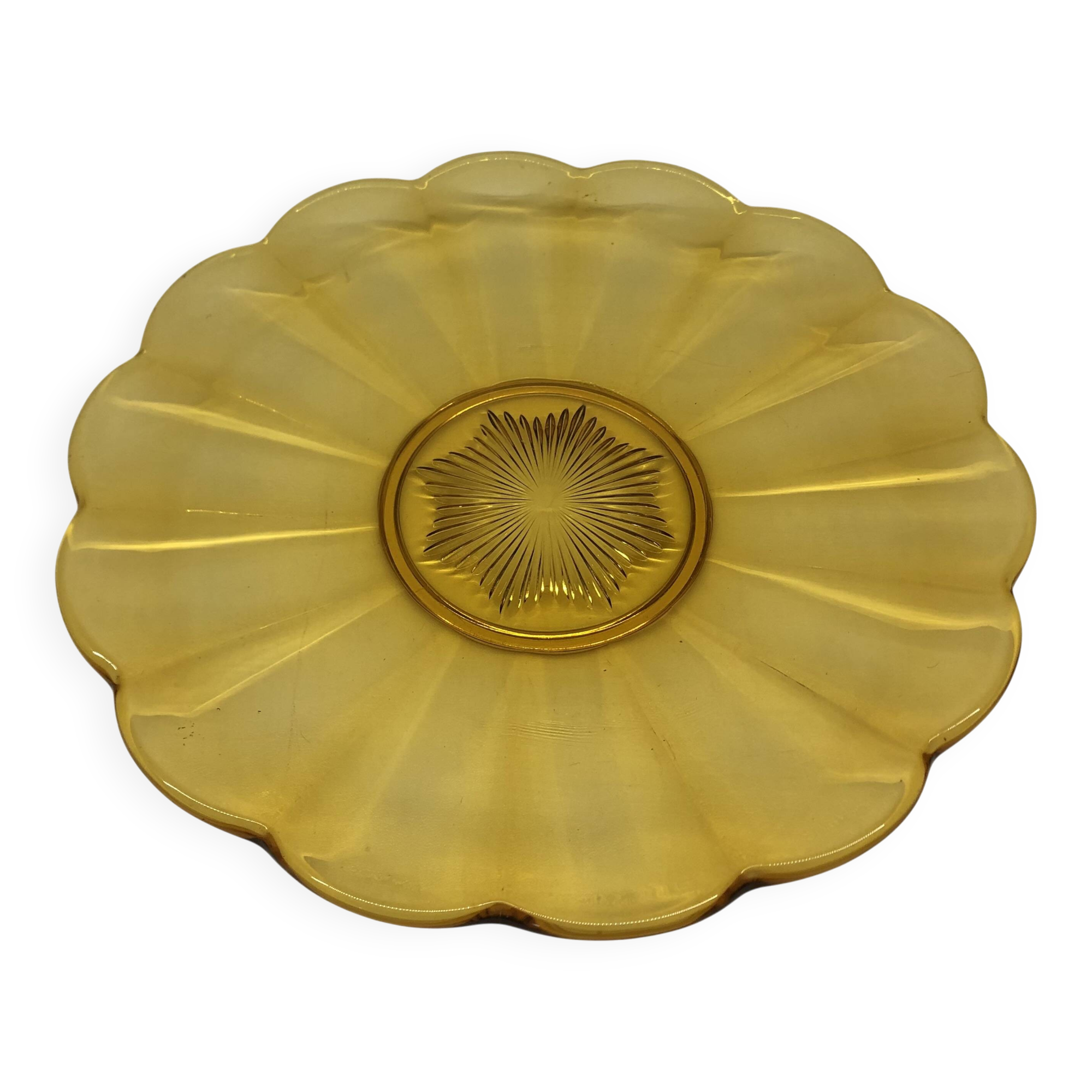 Luxval art deco dish by Val Saint Lambert