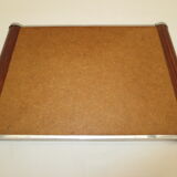 Mirror tray handles fruit wood from the 50s