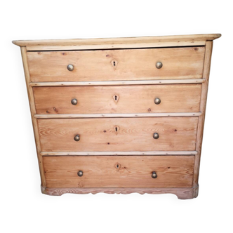 Commode pin 4 tiroirs