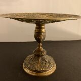 Openwork mythological cup in bronze on pedestal, Renaissance style