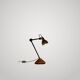 Patented adjustable lamp sgdg "n206 / n1056" "small model" aluminium