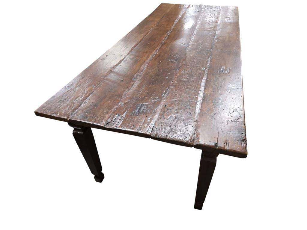 Table de salle à manger/table de ferme vintage XL en bois robuste