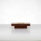 Coffee table "Alveo" attributed to Willy Rizzo for Mario Sabot, Italy.