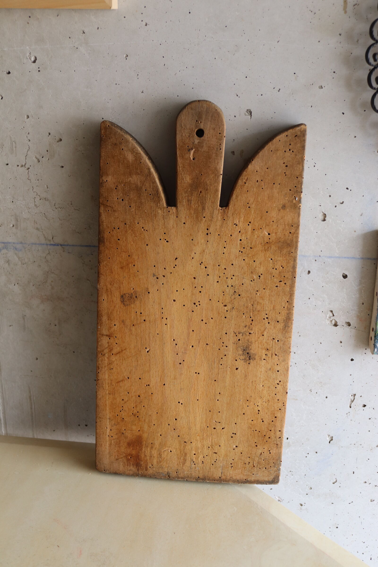 Antique breadboard, cutting board