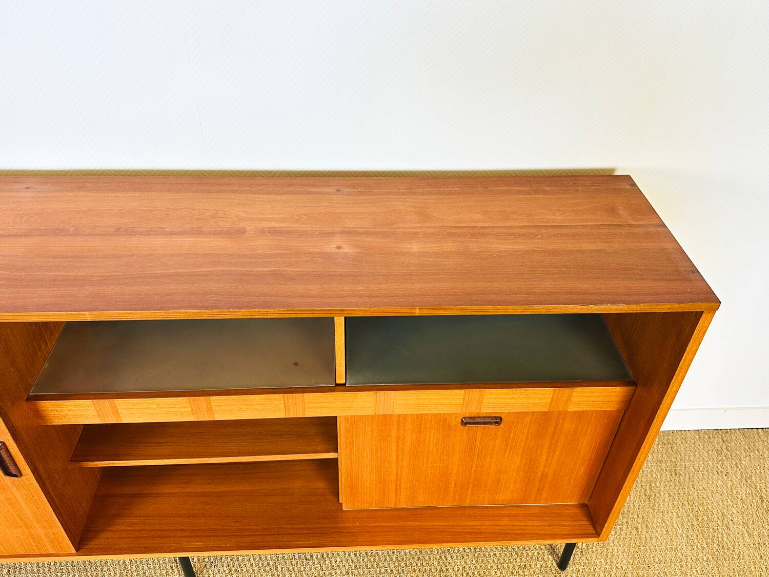 1960s high Scandinavian teak sideboard
