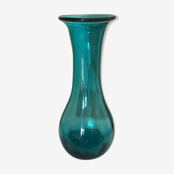 Vase ancien bleu