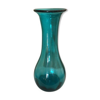 Old blue vase